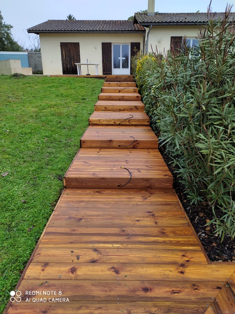 Terrasse escaliers