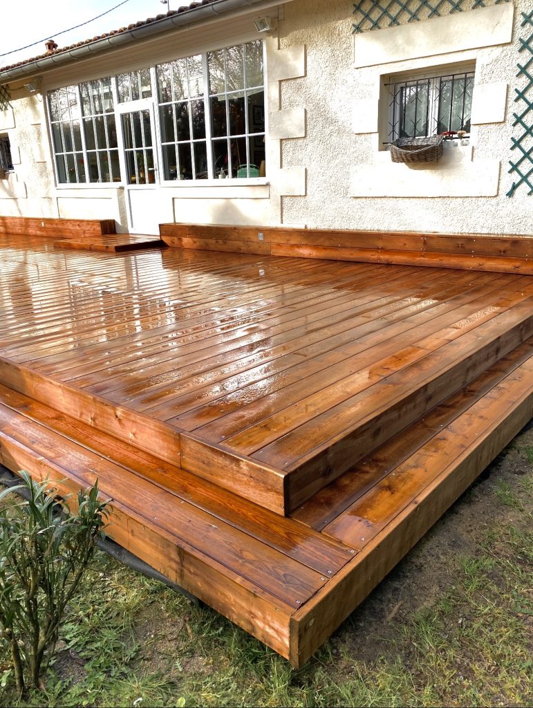 Entretien terrasse pin gironde